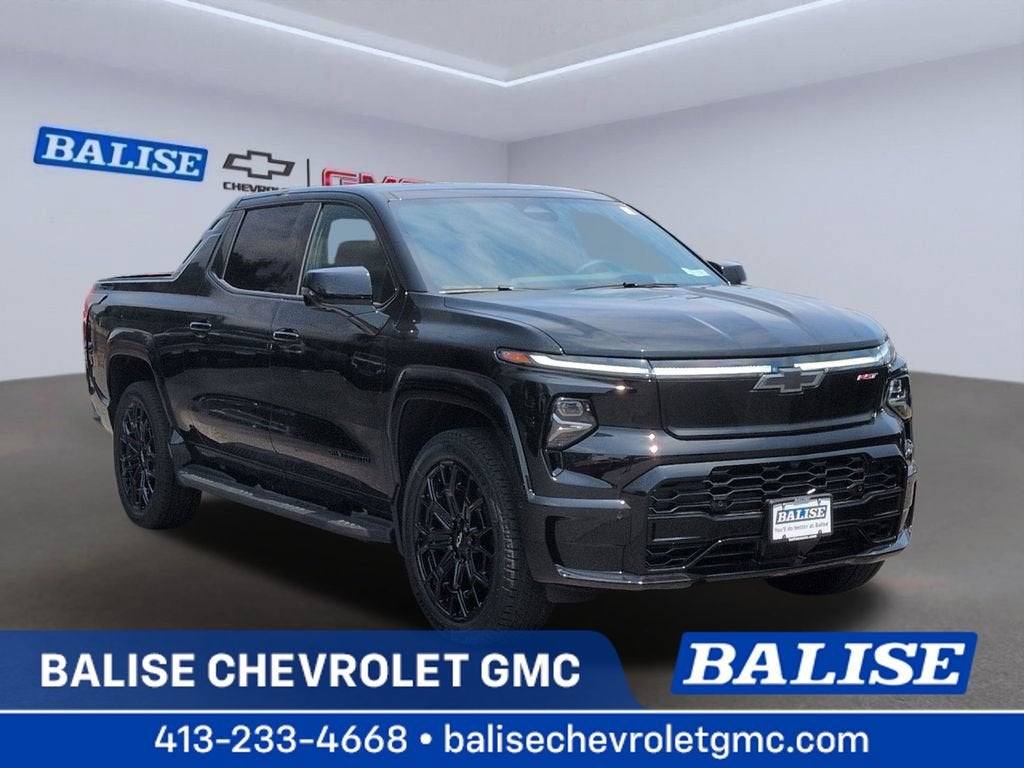 2026 Chevrolet Silverado EV RST Stars and Steel Edition - Extended Range in Black — front three-quarter view