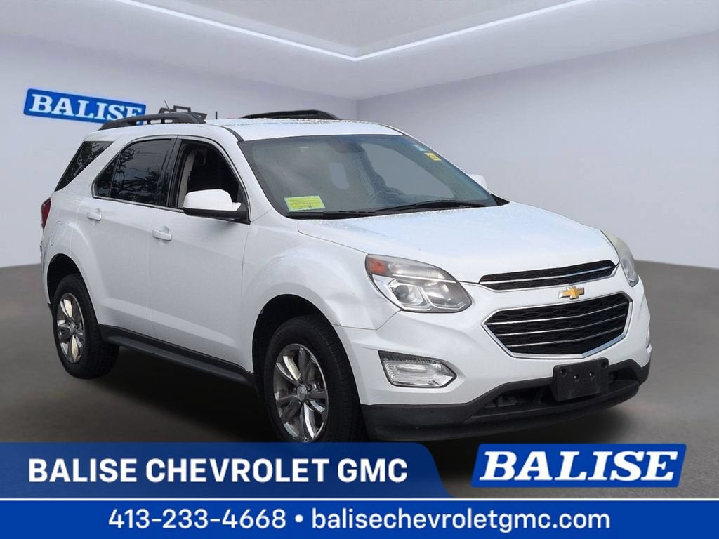 2017 Chevrolet Equinox LT in Summit White — front three-quarter view