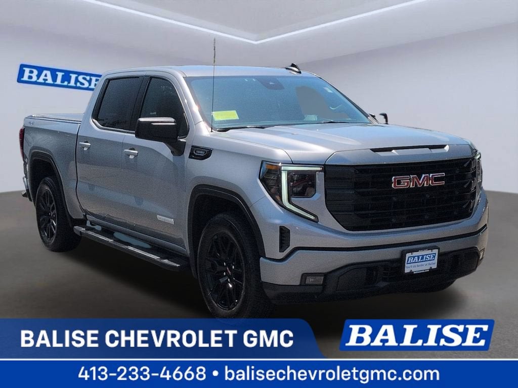 2026 GMC Sierra 1500 Elevation in Sterling Metallic — front three-quarter view