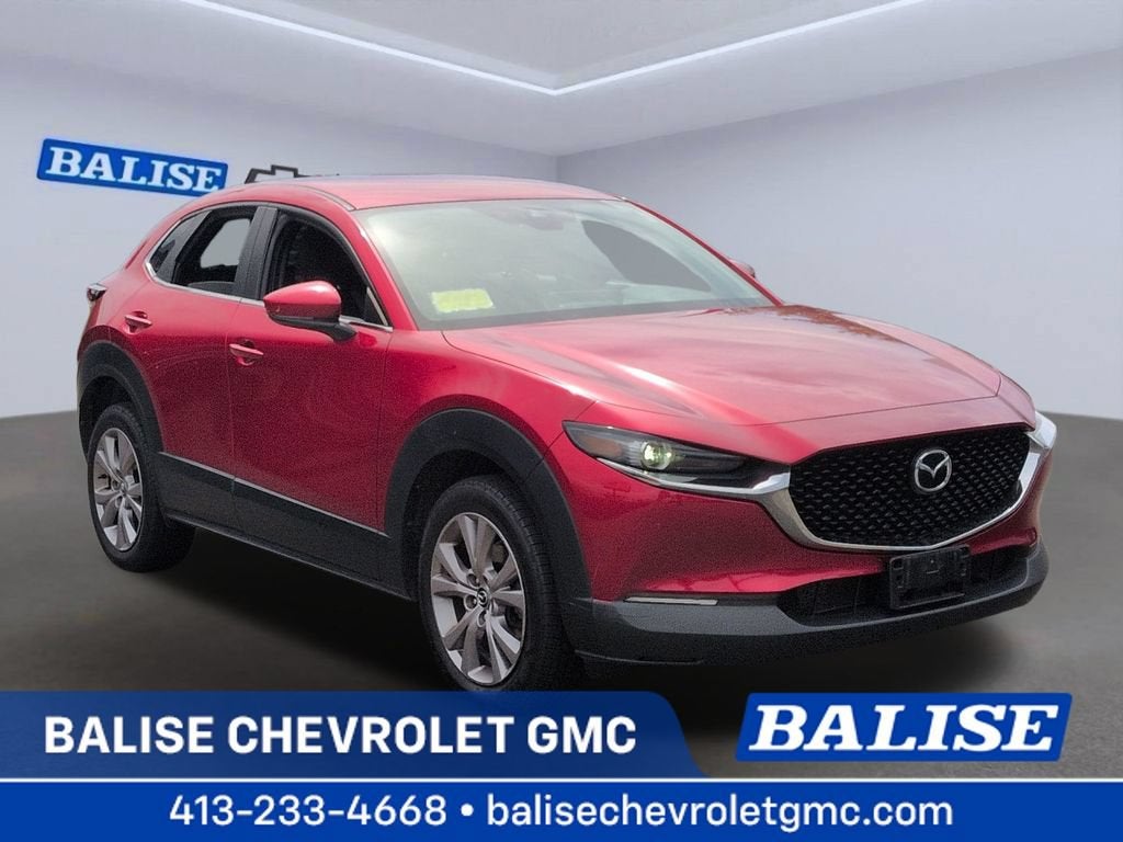 2020 Mazda Mazda CX-30 Preferred Package in Red — front three-quarter view