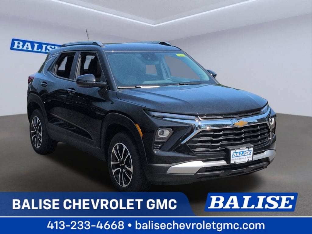 2026 Chevrolet Trailblazer LT in Mosaic Black Metallic — front three-quarter view